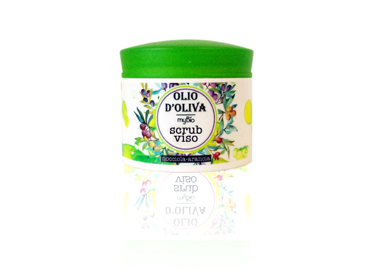 Olio d'oliva Scrub Nocciole e Arancia 50ml